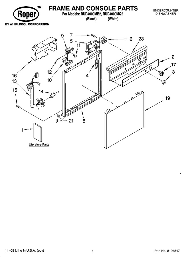 Diagram for RUD4000MB2