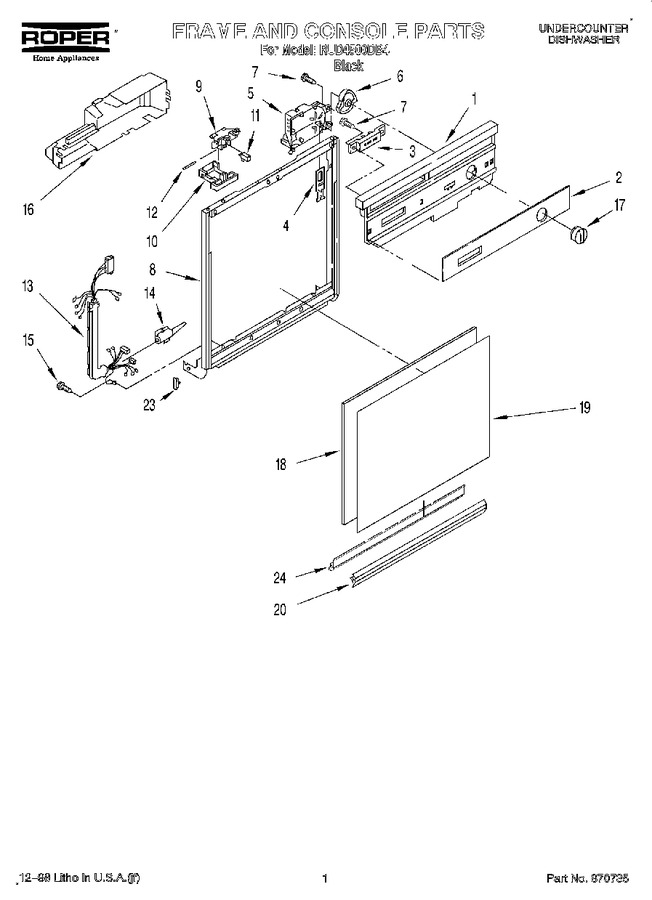 Diagram for RUD4500DB4