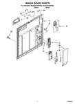 Diagram for 02 - Inner Door Parts