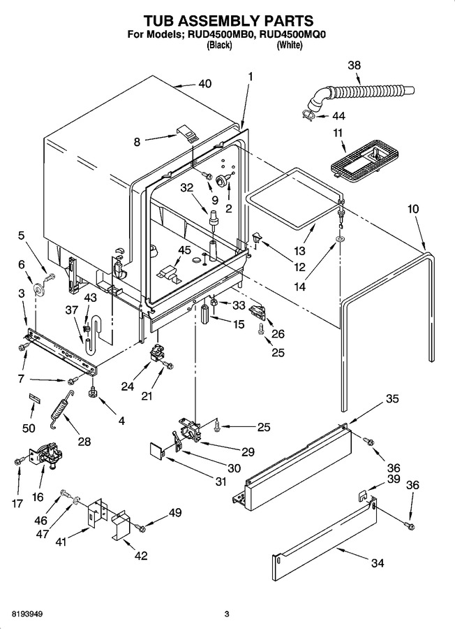 Diagram for RUD4500MB0