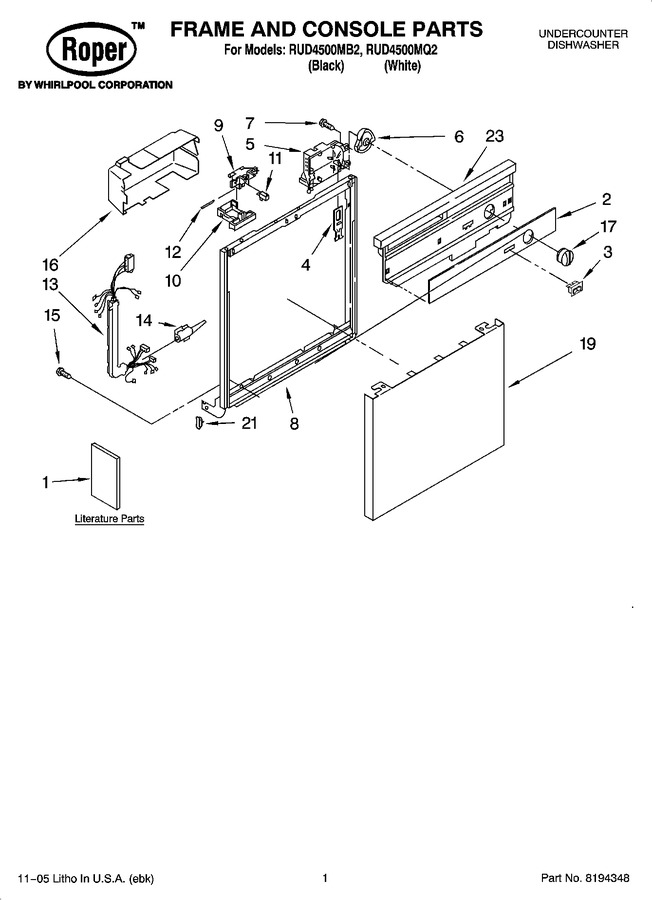 Diagram for RUD4500MB2