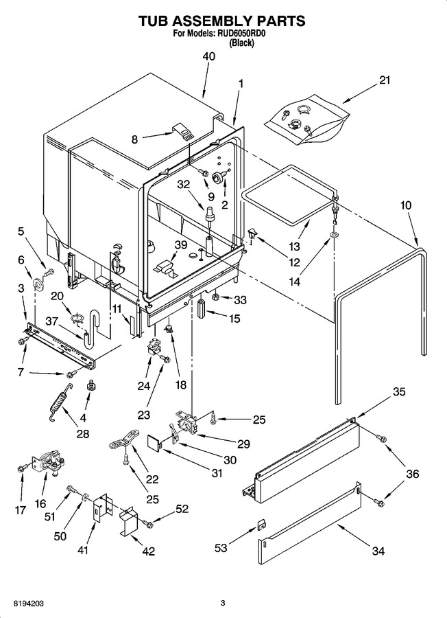 Diagram for RUD6050RD0