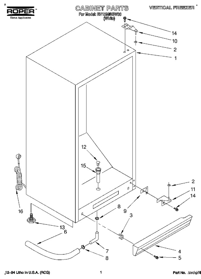 Diagram for RV1599RBW00