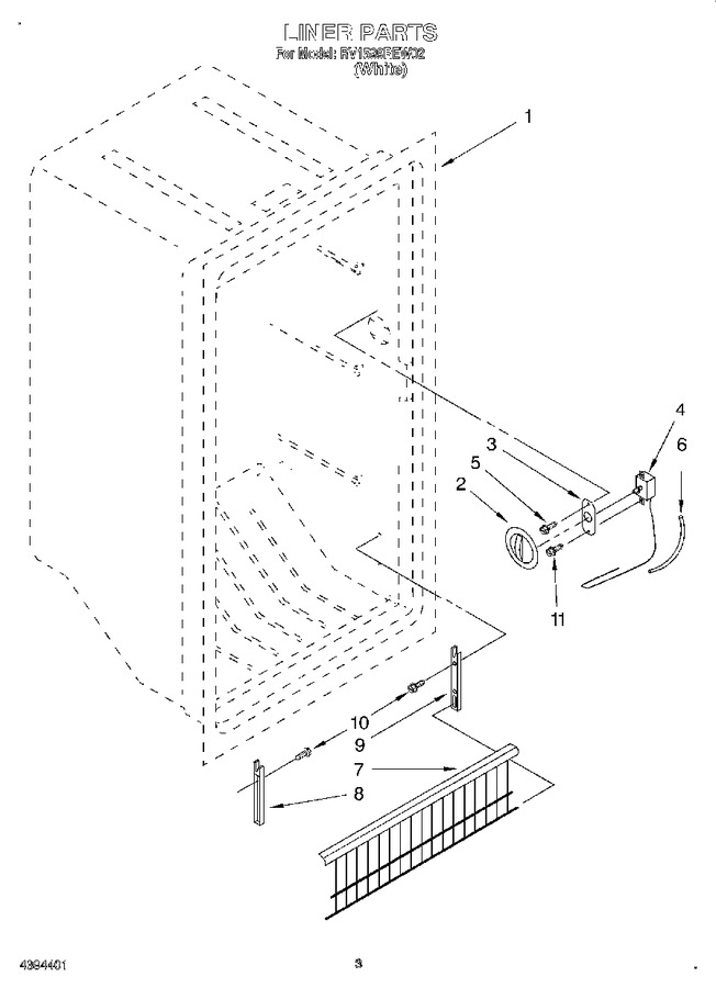 Diagram for RV1599REW02