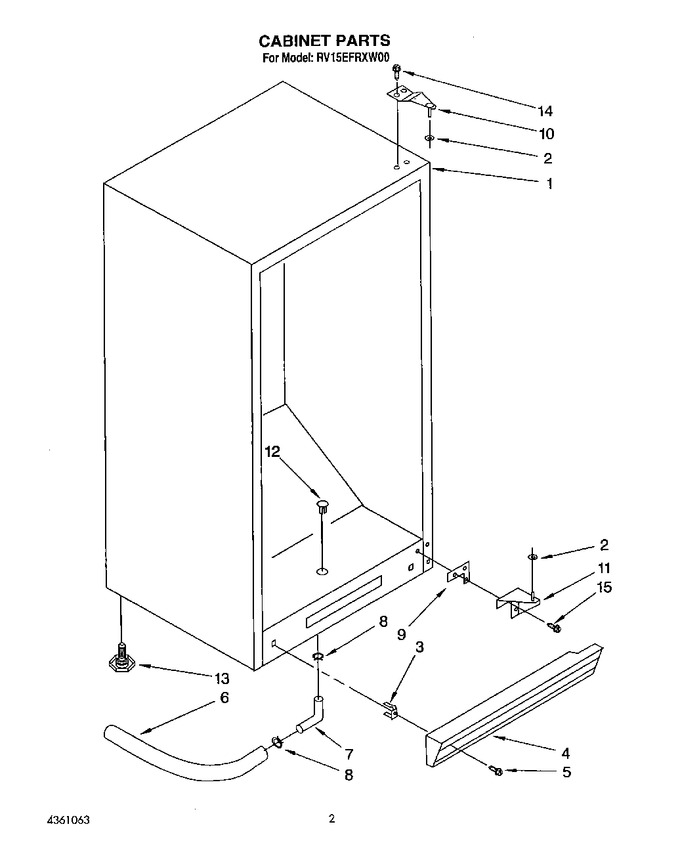 Diagram for RV15EFRXW00