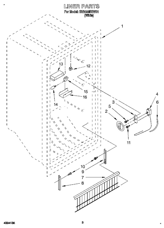 Diagram for RV2099RBW01