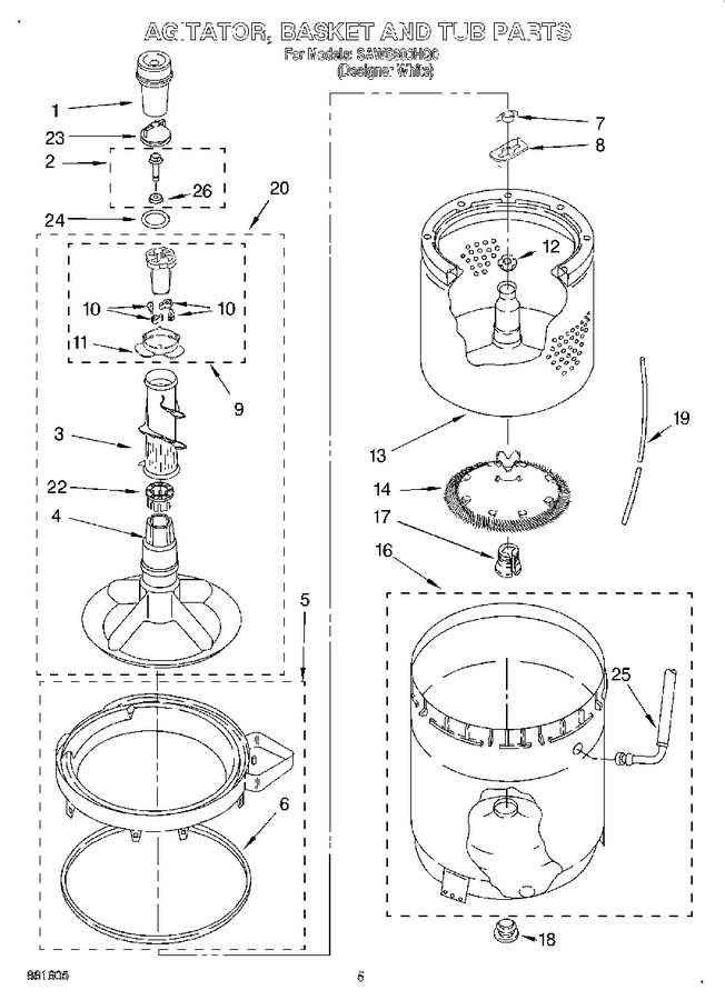 Diagram for SAWS800HQ0