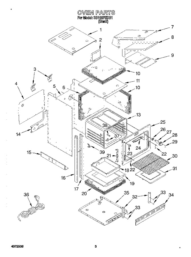 Diagram for SB100PEDB1