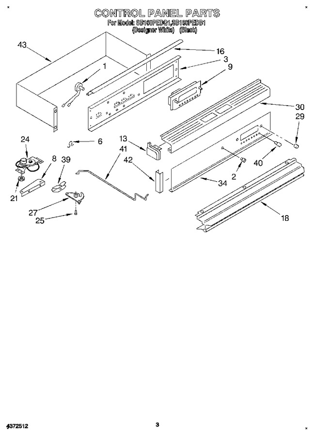 Diagram for SB160PEDQ1