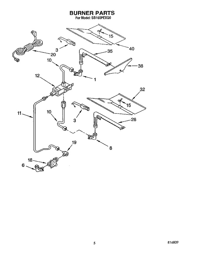 Diagram for SB160PEXQ0