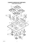 Diagram for 02 - Cooktop, Burner And Grate