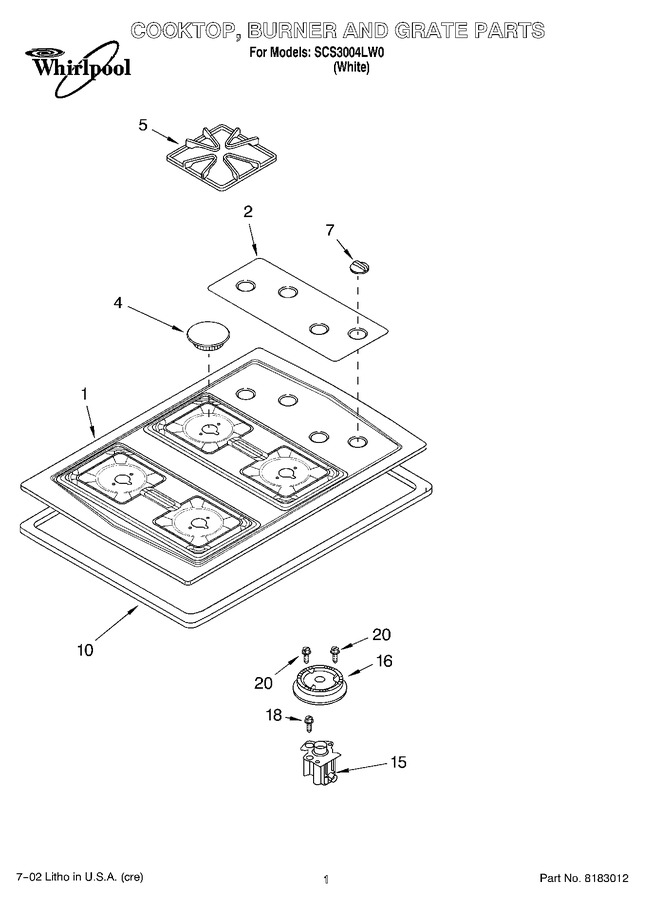 Diagram for SCS3004LW0