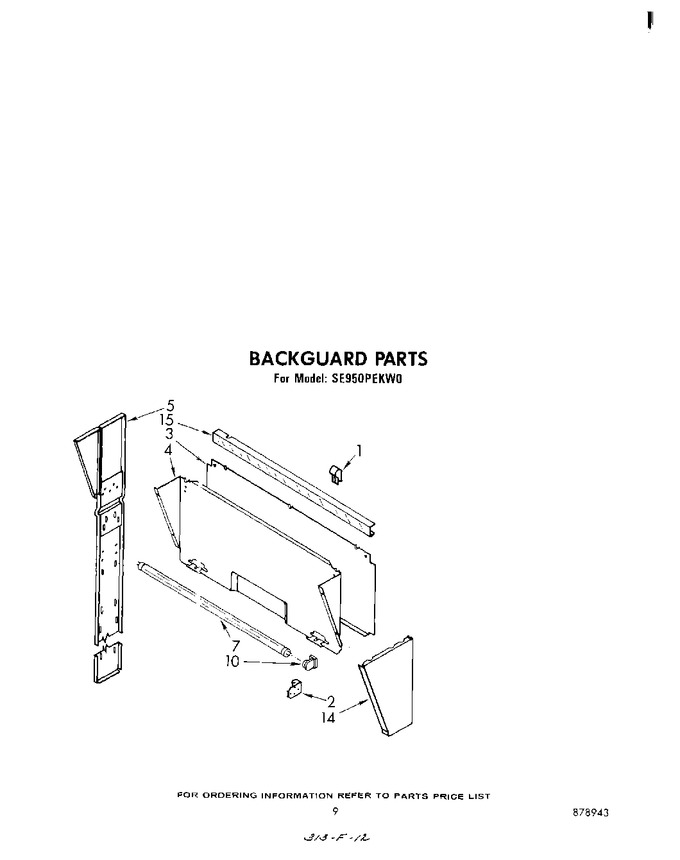 Diagram for SE950PEKW0