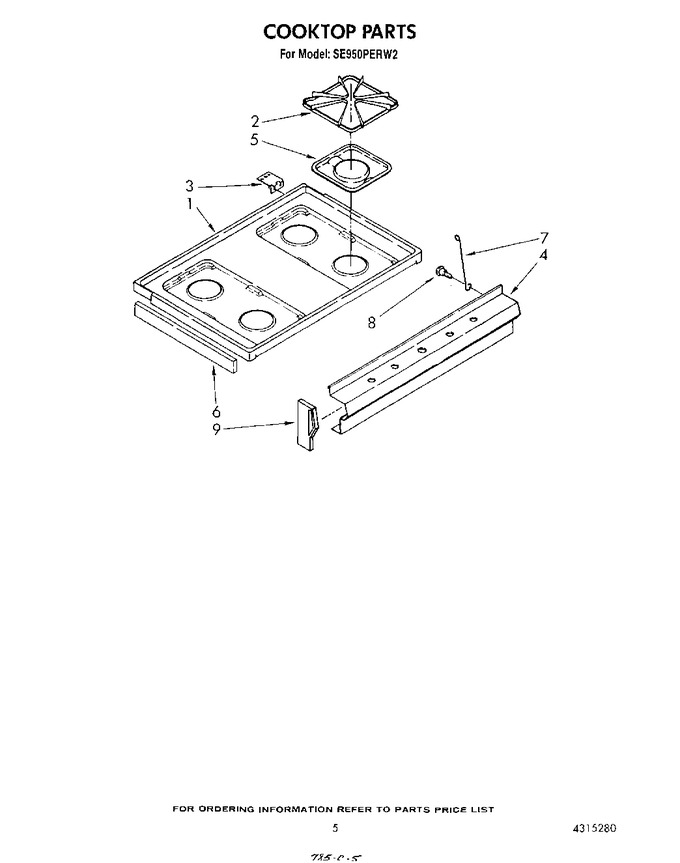 Diagram for SE950PERW2