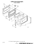 Diagram for 09 - Upper Oven Door