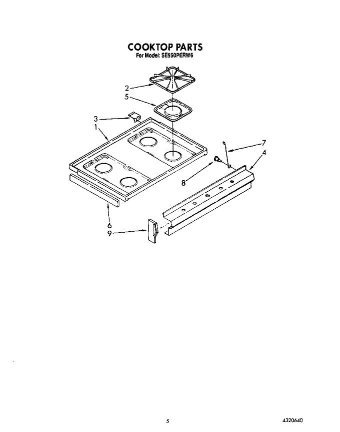 Diagram for SE950PERW6