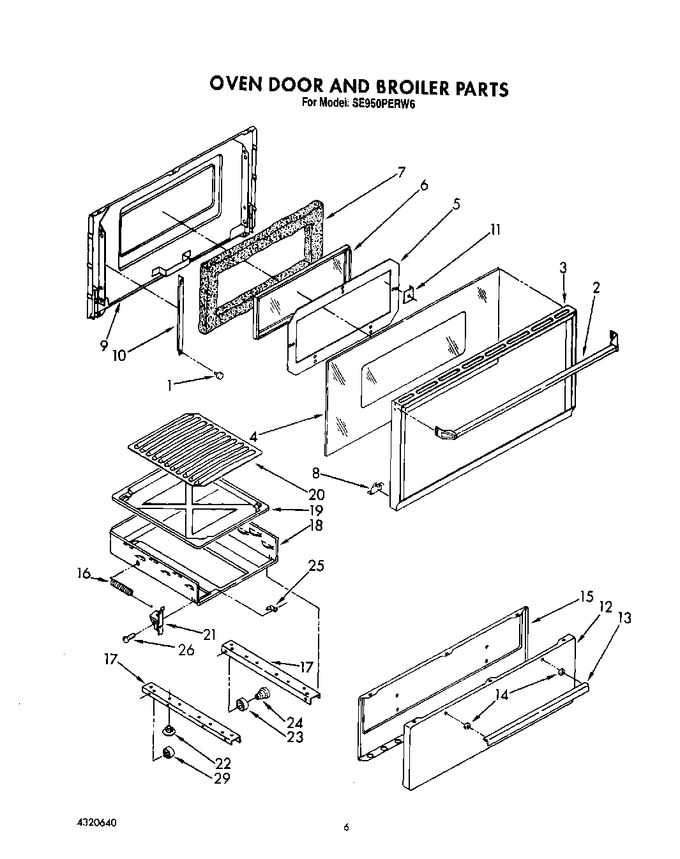 Diagram for SE950PERW6