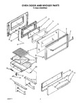 Diagram for 05 - Oven Door And Broiler