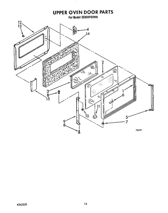 Diagram for SE950PERW8