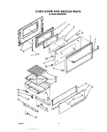 Diagram for 05 - Oven Door And Broiler