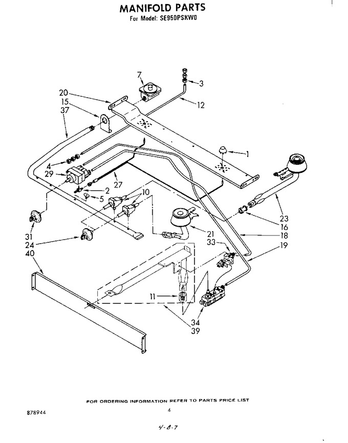 Diagram for SE950PSKW0