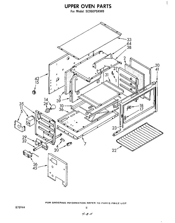 Diagram for SE950PSKW0