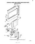 Diagram for 04 - Control Panel And Upper Oven Door