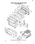 Diagram for 07 - Oven Door And Broiler