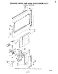 Diagram for 05 - Control Panel And Upper Oven Door