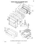 Diagram for 08 - Oven Door And Broiler