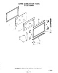 Diagram for 11 - Upper Oven Door