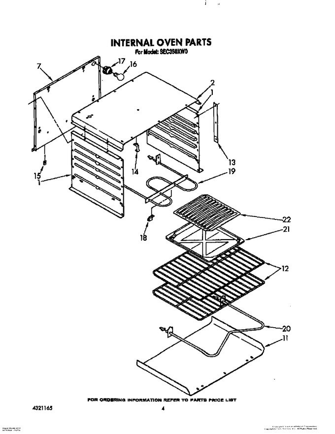 Diagram for SEC350XW0