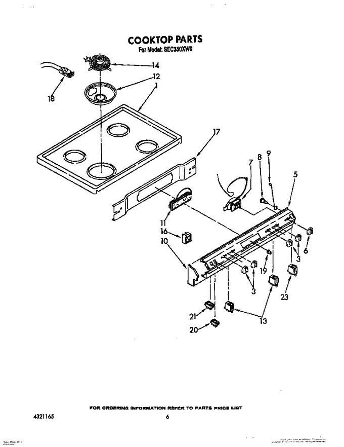 Diagram for SEC350XW0