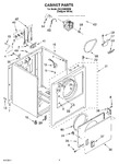 Diagram for 02 - Cabinet Parts