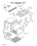 Diagram for 02 - Maintop And Oven