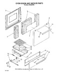 Diagram for 03 - Oven Door And Broiler