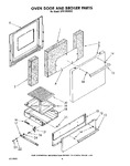 Diagram for 03 - Oven Door And Broiler