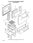 Diagram for 03 - Oven Door And Broiler