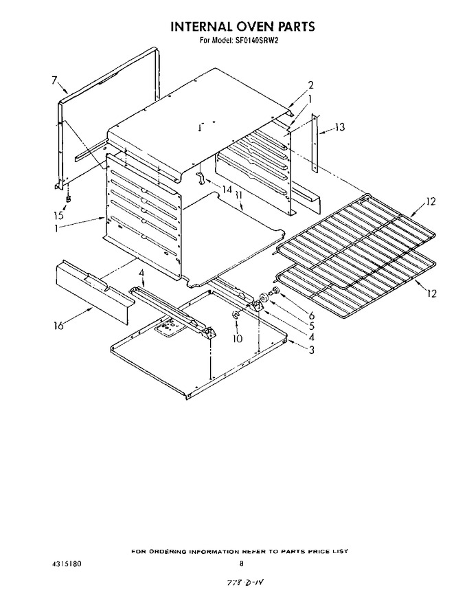 Diagram for SF0140SRW4