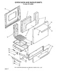 Diagram for 03 - Oven Door And Broiler