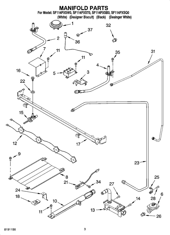 Diagram for SF114PXSB0