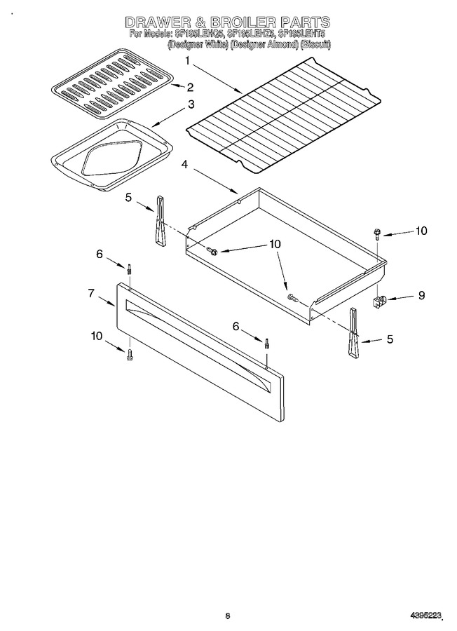 Diagram for SF195LEHZ5