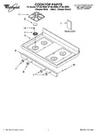 Diagram for 01 - Cooktop Parts