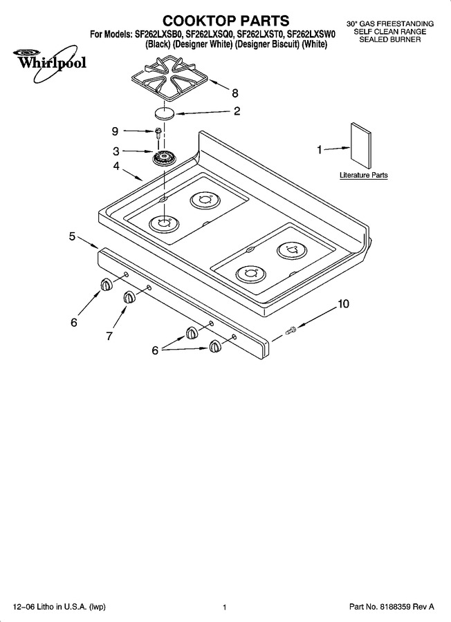 Diagram for SF262LXSQ0