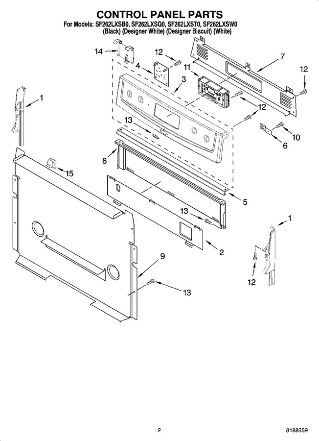 Diagram for SF262LXSB0