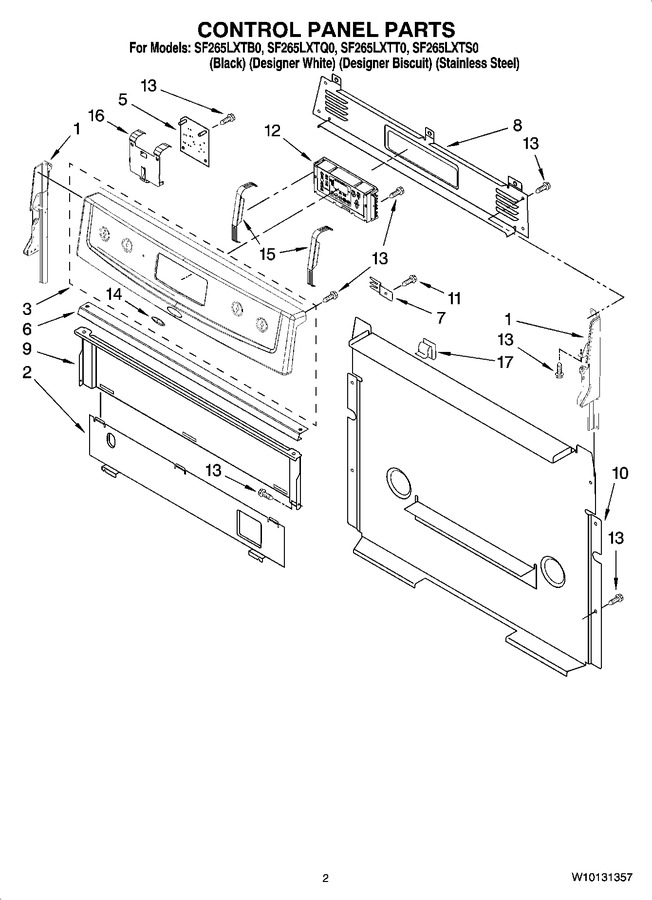 Diagram for SF265LXTQ0