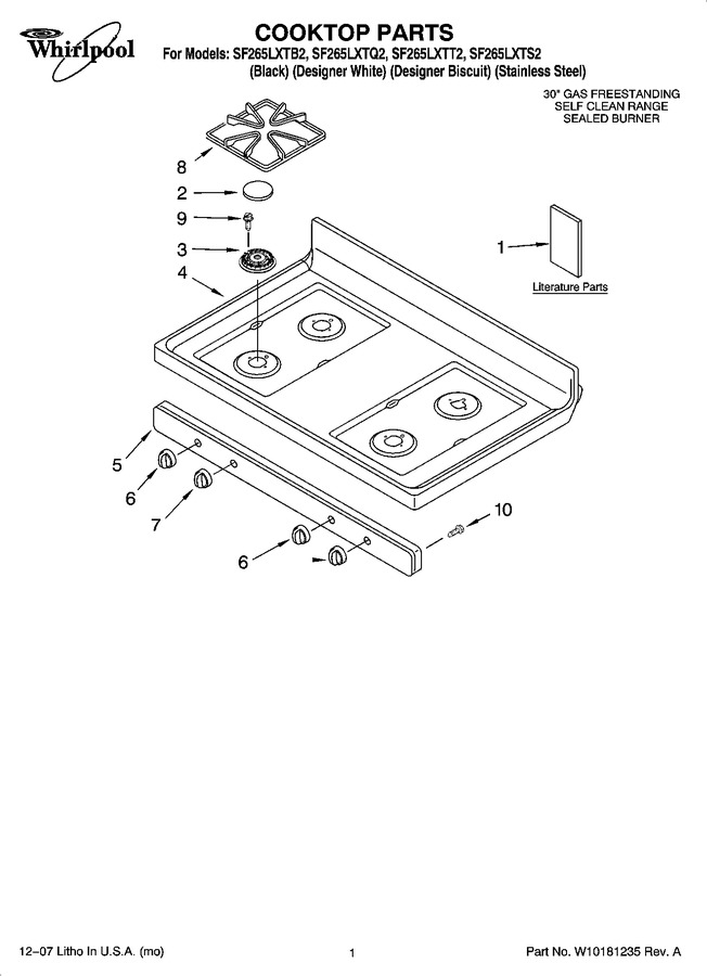 Diagram for SF265LXTQ2