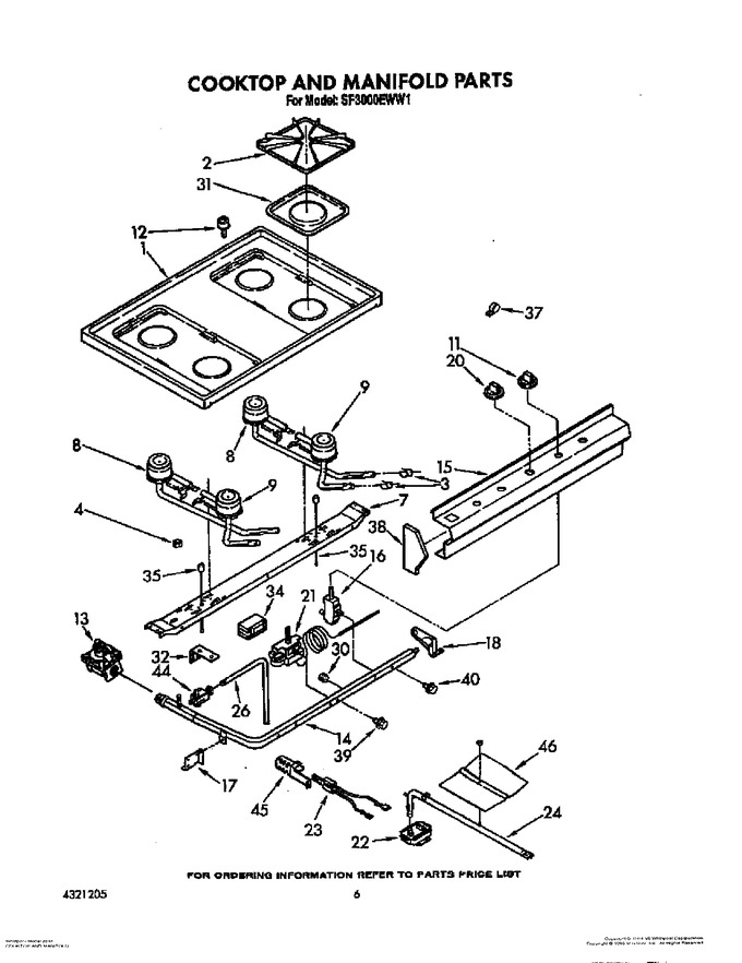 Diagram for SF3000EWW1