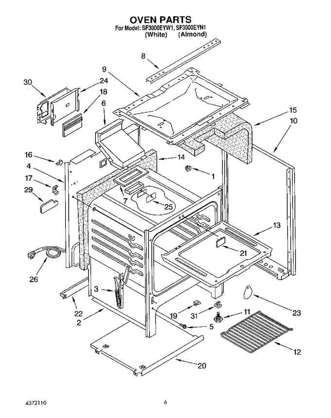 Diagram for SF3000EYW1