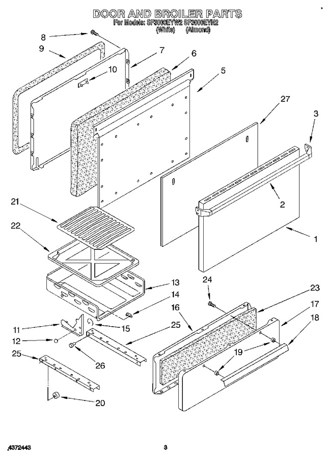 Diagram for SF3000EYW2